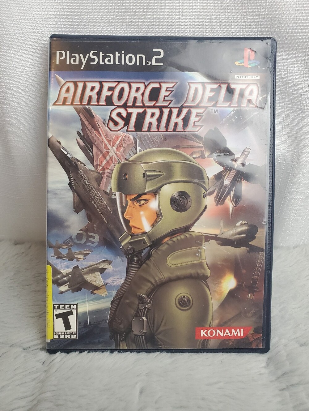 AirForce Delta Strike PS2 Konami Complete CIB Tested Working PlayStation 2 Game